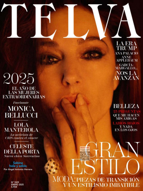 Monica Bellucci in Telva Spain, January 2025