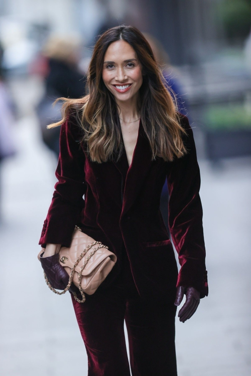 Myleene Klass at Smooth Radio in London, November 2024