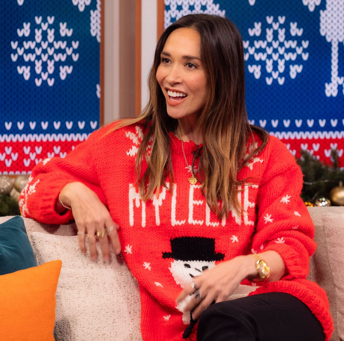 Myleene Klass on Good Morning Britain, December 2024