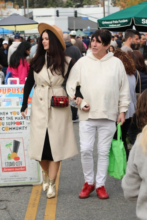 Natasha and Martin Blasick Out Shopping at Farmer