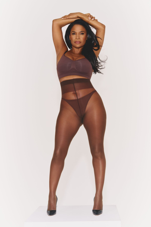 Nia Long for SKIMS Shapewear Campaign, December 2024