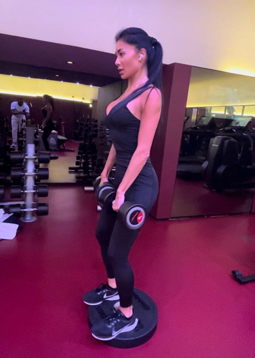 Nicole Scherzinger Working Out at New York Gym, December 2024