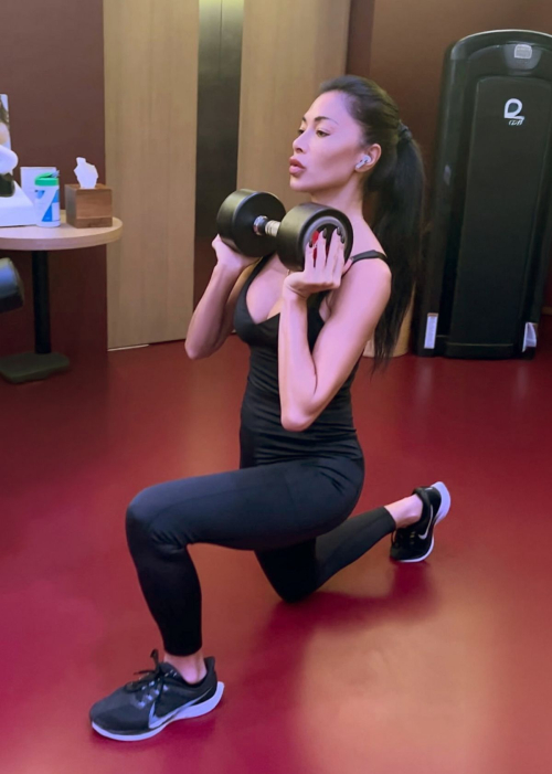 Nicole Scherzinger Working Out at New York Gym, December 2024 1