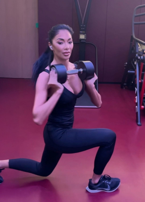 Nicole Scherzinger Working Out at New York Gym, December 2024 3