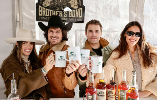 Nikki Reed and Ian Somerhalder at Snow Polo Championships, December 2024 1