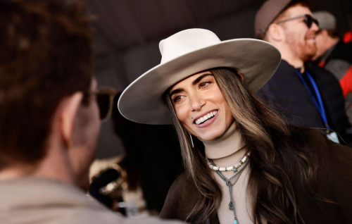 Nikki Reed and Ian Somerhalder at Snow Polo Championships, December 2024 2