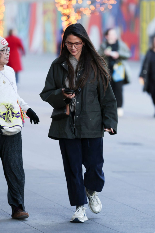 Olivia Munn Spotted at Hudson Yards in New York, December 2024