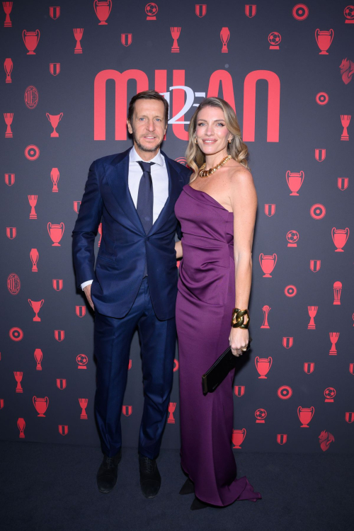 Paola Angelini at 125th Anniversary of AC Milan Party in Milan, December 2024 2