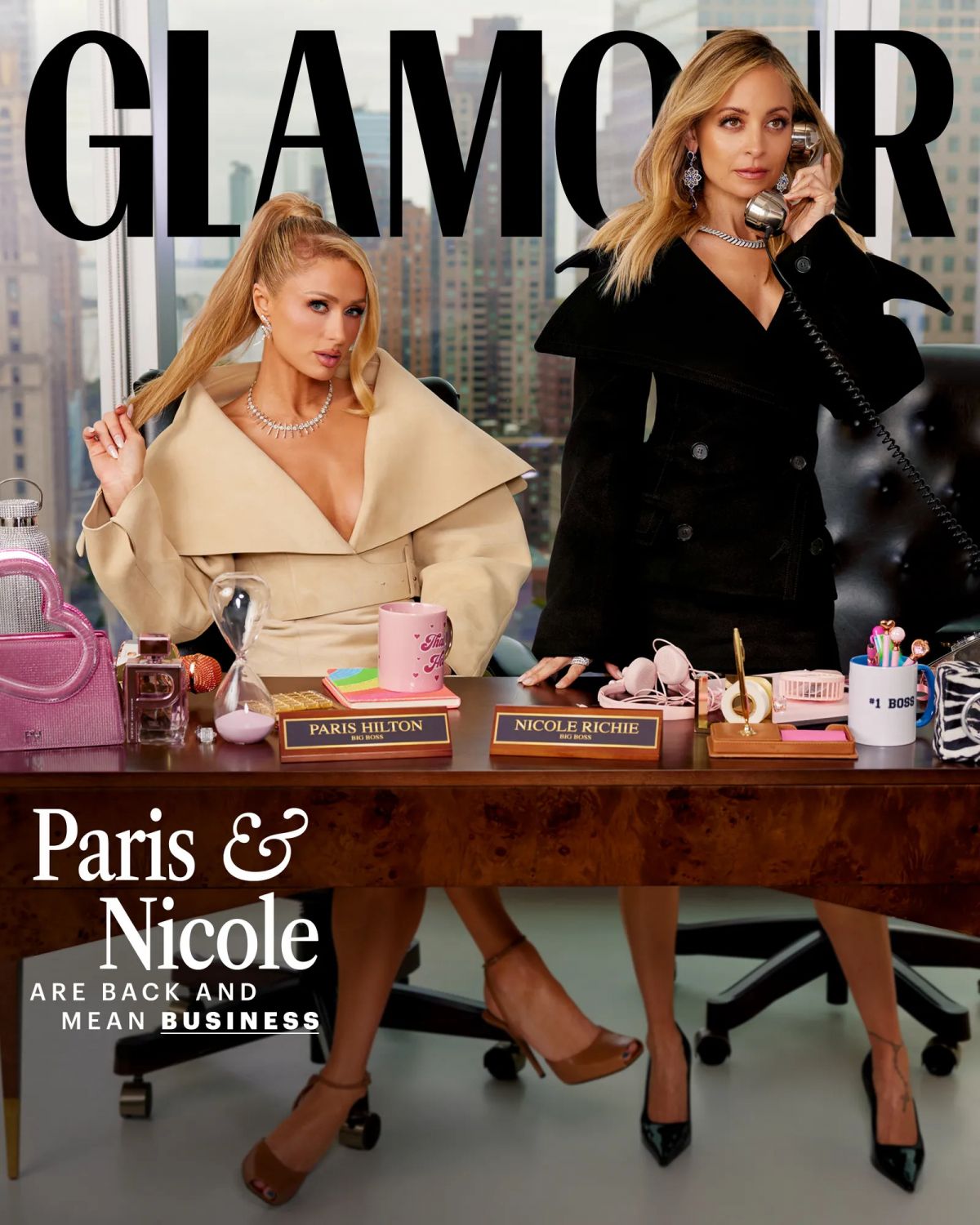 Paris Hilton and Nicole Richie for Glamour, December 2024