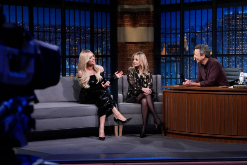 Paris Hilton and Nicole Richie on Late Night with Seth Meyers, December 2024 1