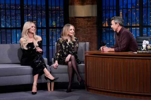 Paris Hilton and Nicole Richie on Late Night with Seth Meyers, December 2024 2