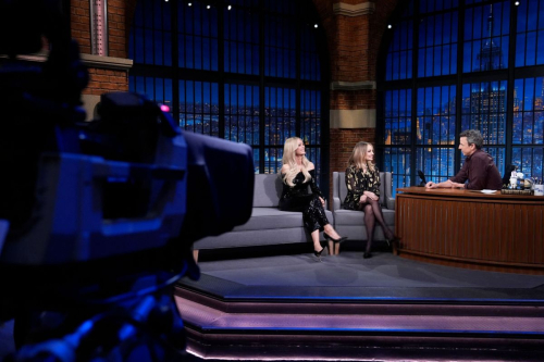 Paris Hilton and Nicole Richie on Late Night with Seth Meyers, December 2024 5