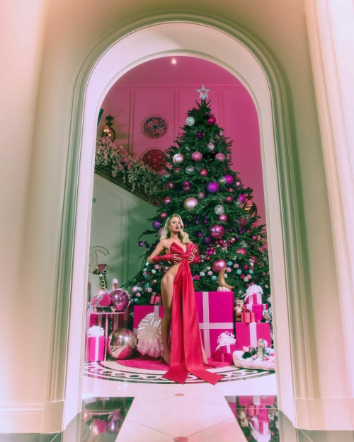 Paris Hilton Merry Christmas Photoshoot, December 2024 12