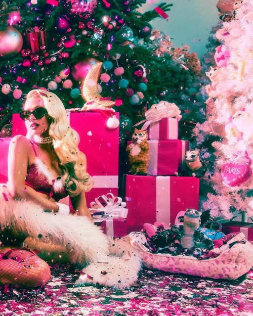 Paris Hilton Merry Christmas Photoshoot, December 2024 17