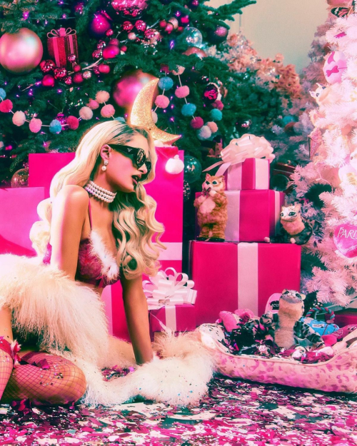 Paris Hilton Merry Christmas Photoshoot, December 2024 8