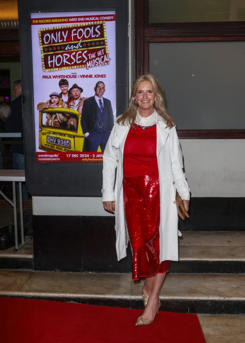 Penny Lancaster at Only Fools And Horses Musical Press Night, December 2024 6