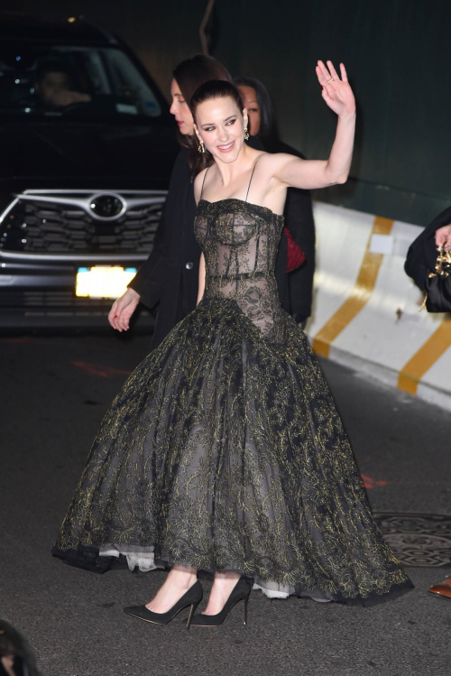 Rachel Brosnahan Arrives at Gotham