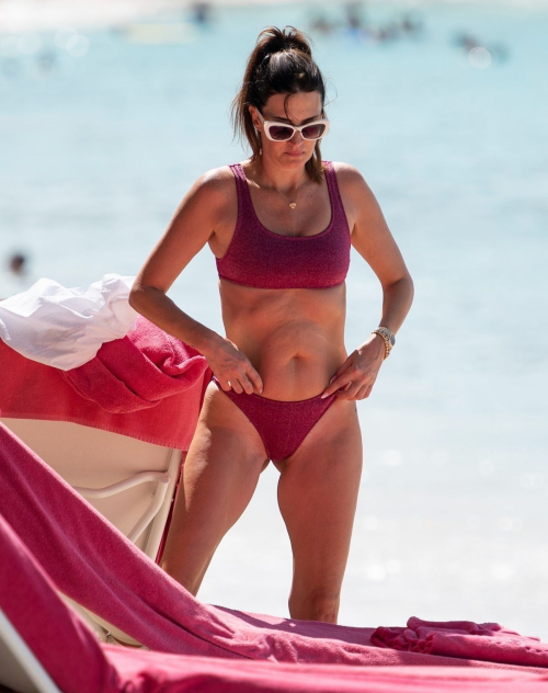 Rhea Durham in Bikini at Sandy Lane Hotel