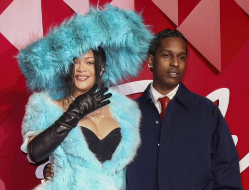 Rihanna and ASAP Rocky at Fashion Awards, December 2024 1