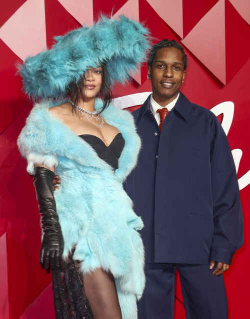 Rihanna and ASAP Rocky at Fashion Awards, December 2024 4