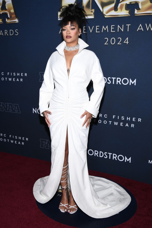 Rihanna at Footwear News Achievement Awards in New York, December 2024 1