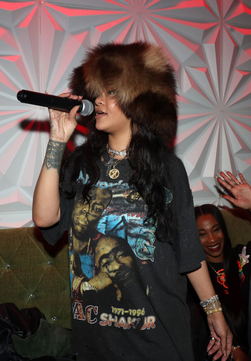 Rihanna Hosts Girls Like Karaoke Night in NYC, December 2024 8