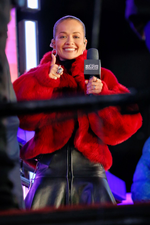 Rita Ora Preps for Dick Clark