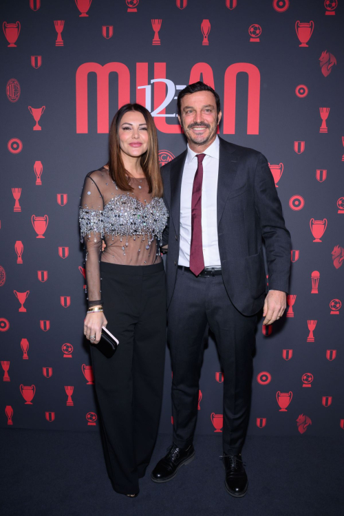 Roberta Petroro at 125th Anniversary of AC Milan Party in Milan, December 2024