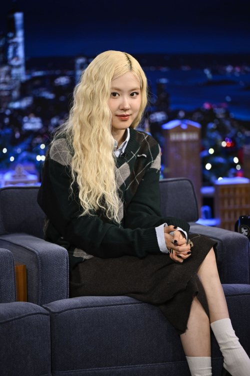 Rose at Tonight Show Starring Jimmy Fallon in New York, December 2024 9