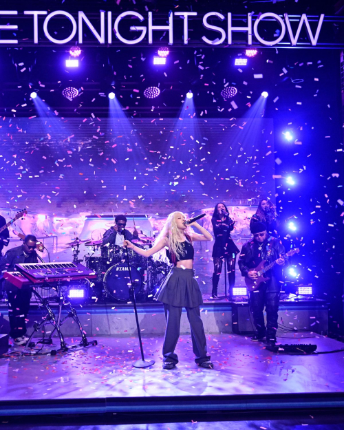 Rose at Tonight Show Starring Jimmy Fallon in New York, December 2024 2