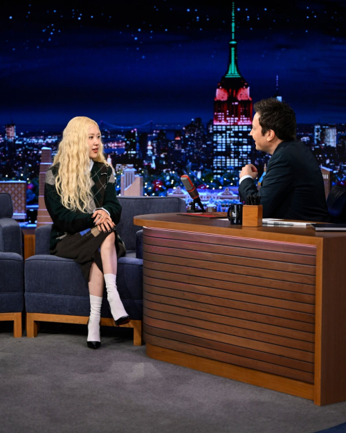 Rose at Tonight Show Starring Jimmy Fallon in New York, December 2024 8