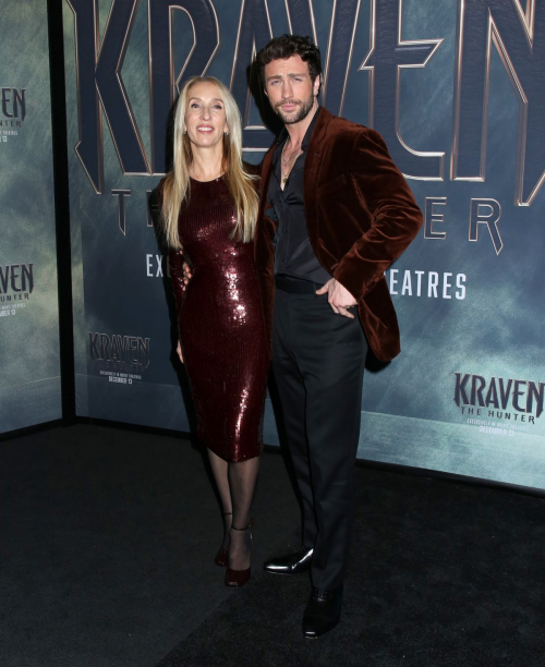 Sam Taylor-Johnson at Kraven The Hunter Premiere in New York, December 2024 4