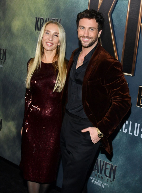 Sam Taylor-Johnson at Kraven The Hunter Premiere in New York, December 2024 5