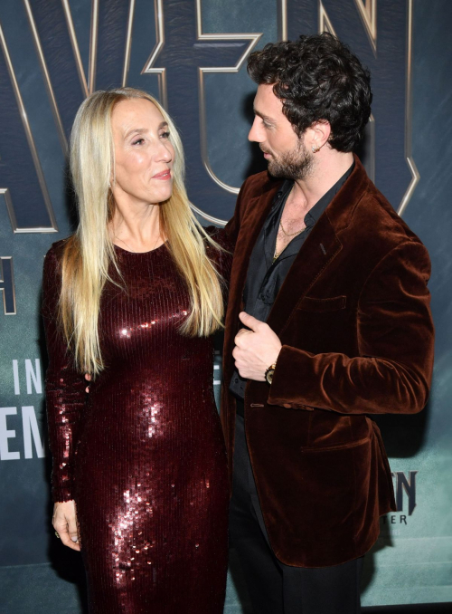 Sam Taylor-Johnson at Kraven The Hunter Premiere in New York, December 2024 6