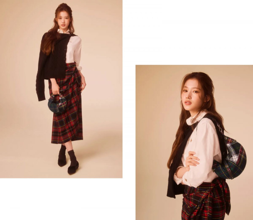 Sana for Ralph Lauren Holiday Collection, December 2024 2