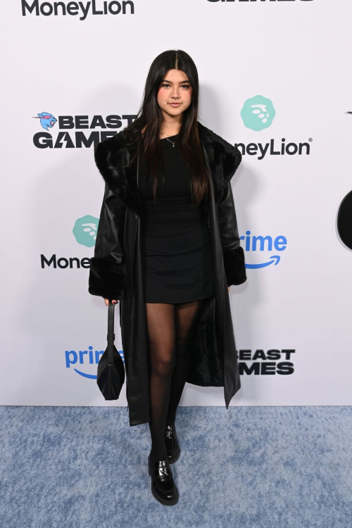 Sara Echegaray at Beast Games Premiere, December 2024 1