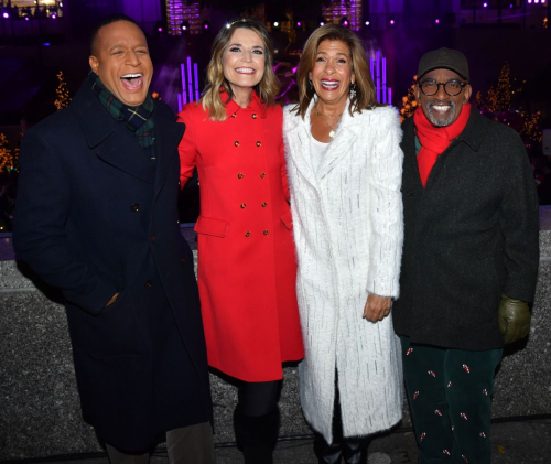 Savannah Guthrie and Hoda Kotb at Rockefeller Center Lighting, December 2024 1