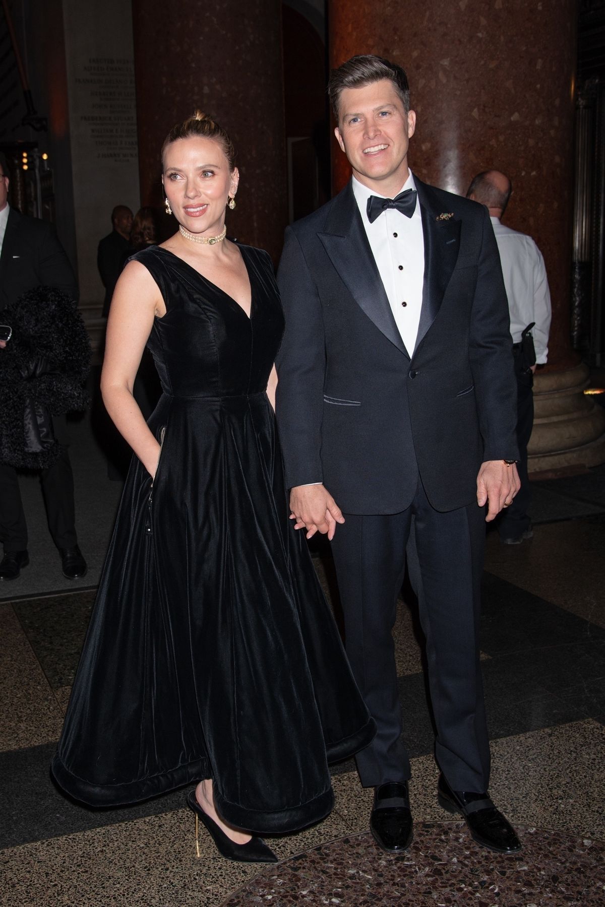 Scarlett Johansson and Colin Jost at Museum Gala in NYC, December 2024