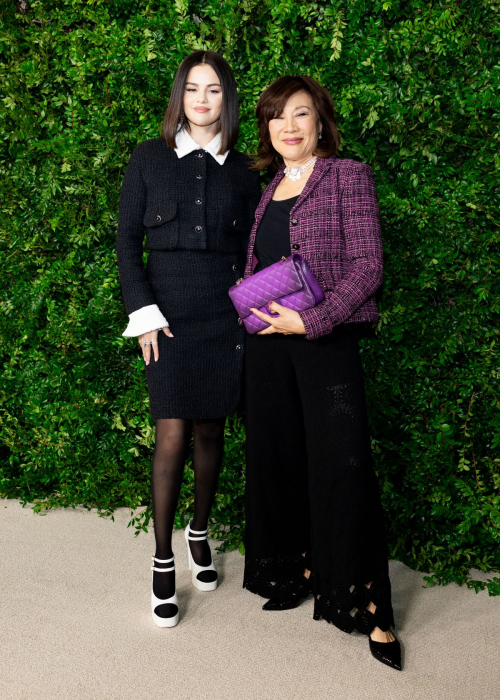 Selena Gomez and Janet Yang at Academy Women