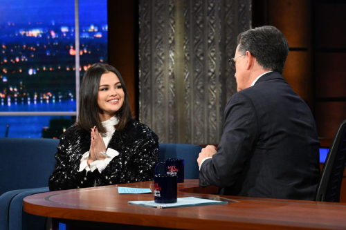 Selena Gomez at Late Show with Stephen Colbert, December 2024 3