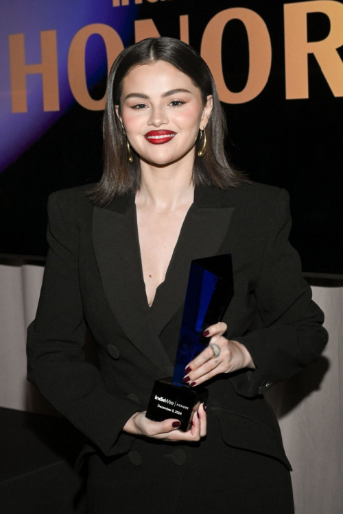 Selena Gomez Receives Spotlight Award at IndieWire Honors, December 2024 4