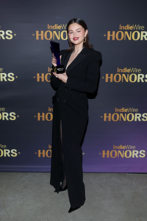 Selena Gomez Receives Spotlight Award at IndieWire Honors, December 2024 6