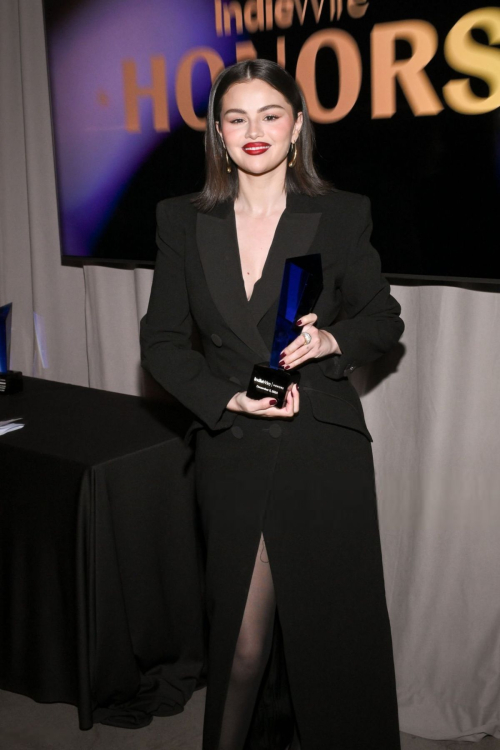 Selena Gomez Receives Spotlight Award at IndieWire Honors, December 2024 8