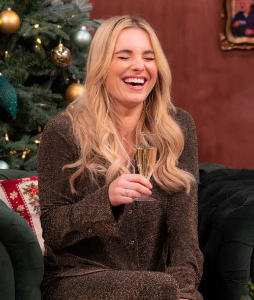 Sian Welby at This Morning TV Show in London, December 2024