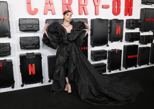 Sofia Carson at Carry-On Premiere in Los Angeles, December 2024 5