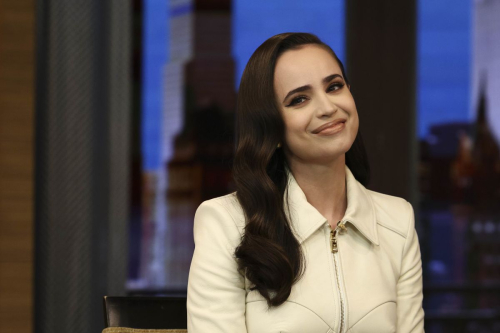 Sofia Carson on Live with Kelly and Mark, December 2024