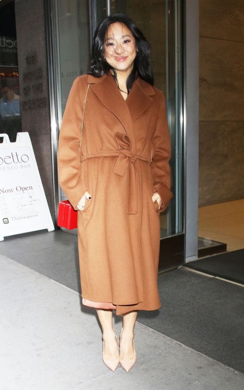 Stephanie Hsu Leaving SiriusXM Studios in New York, December 2024 1