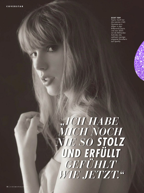 Taylor Swift in Cosmopolitan Germany, January 2025 1