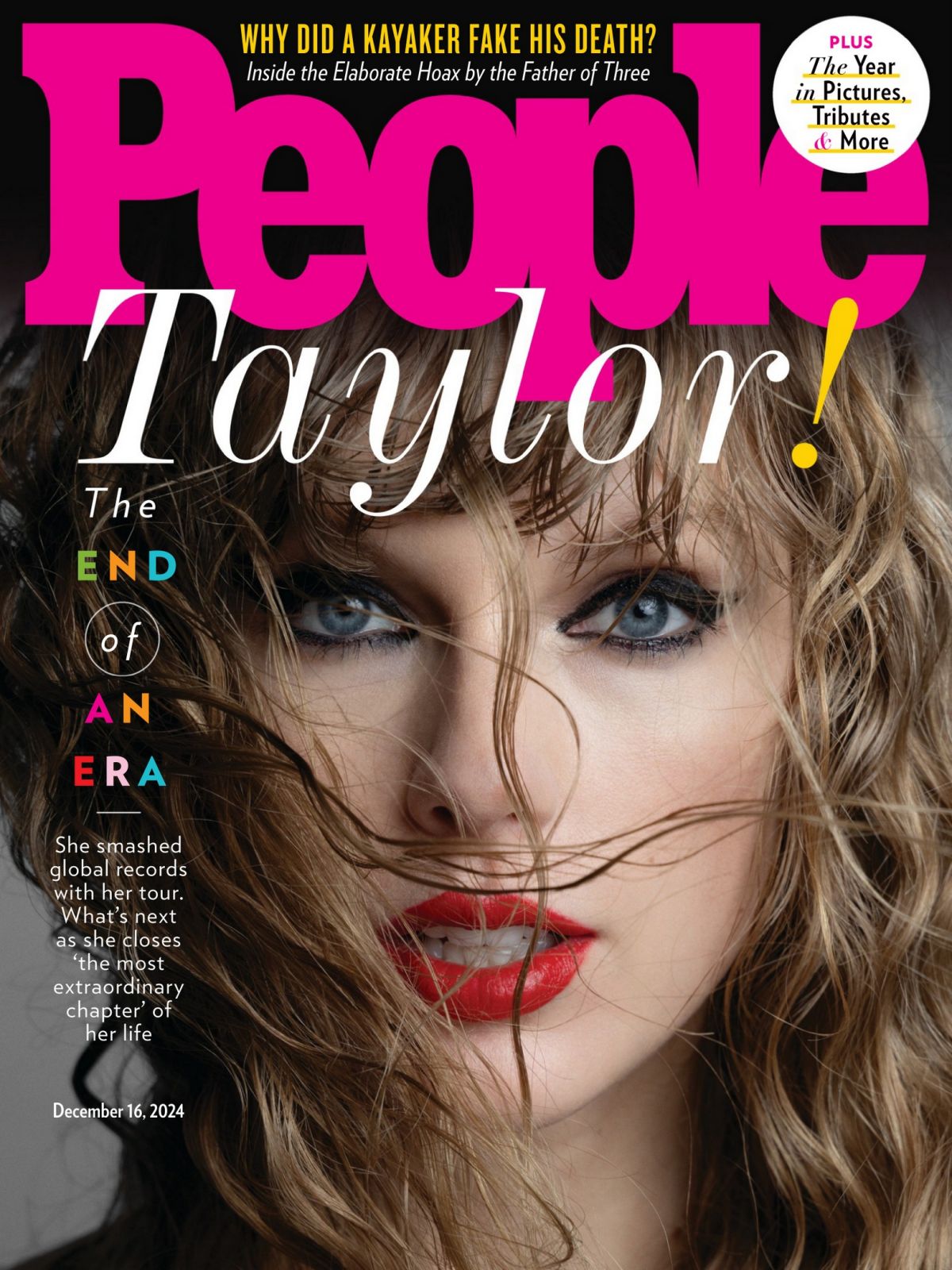 Taylor Swift in People Magazine, December 2024