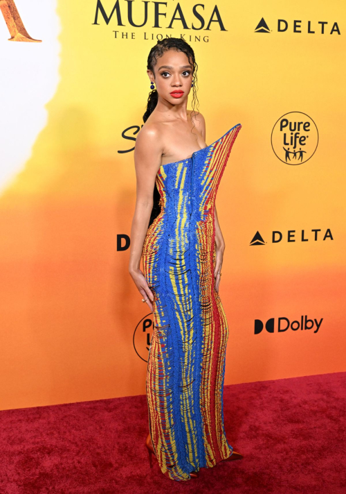 Tiffany Boone at Mufasa: The Lion King Premiere, December 2024